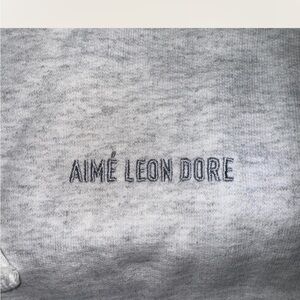 Aime Leon Dore Light Gray Hoodie